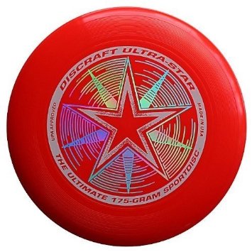 Discraft 175Gr Ultra Star Frisbee [ Dark Red ]