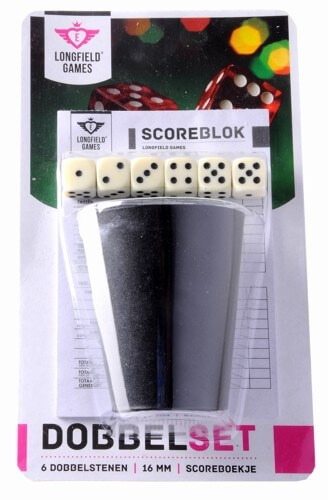Dobbelbeker Met Yahtzee Blok