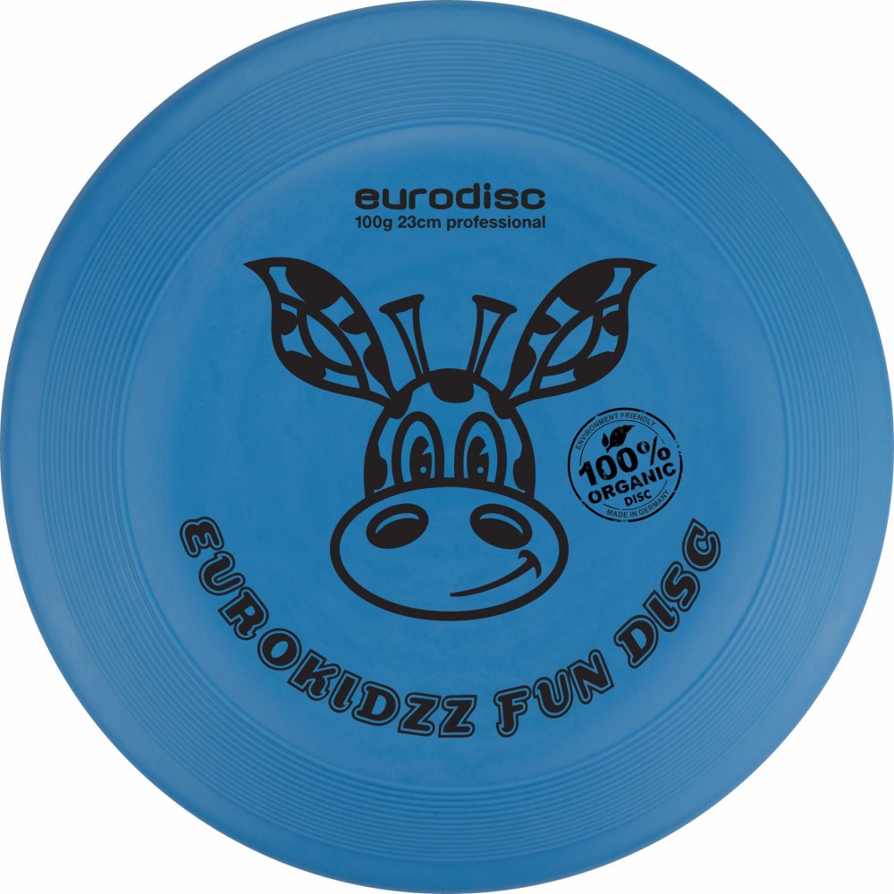 Eurodisc Kidzz Fun Disc Frisbee Assorti | 100Gr 22.5cm - Blauw