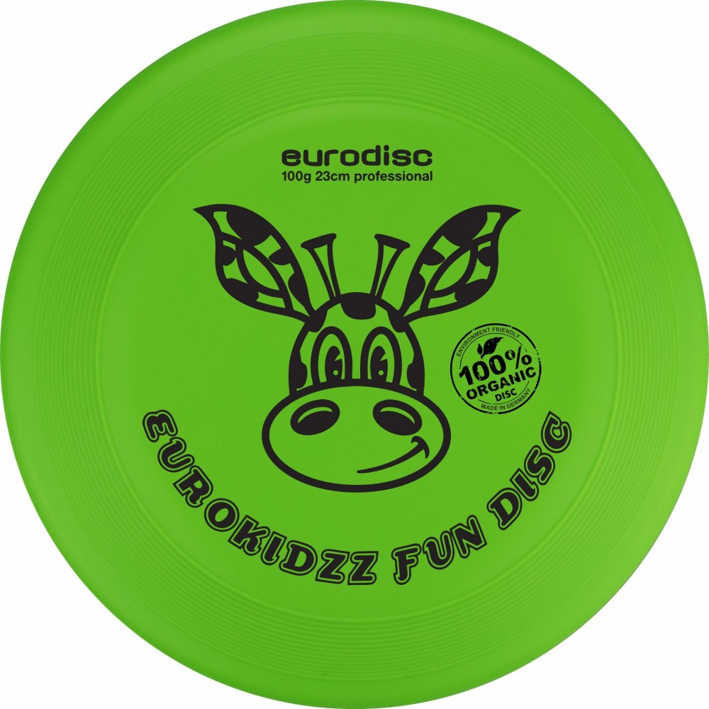 Eurodisc Kidzz Fun Disc Frisbee Assorti | 100Gr 22.5cm - Groen