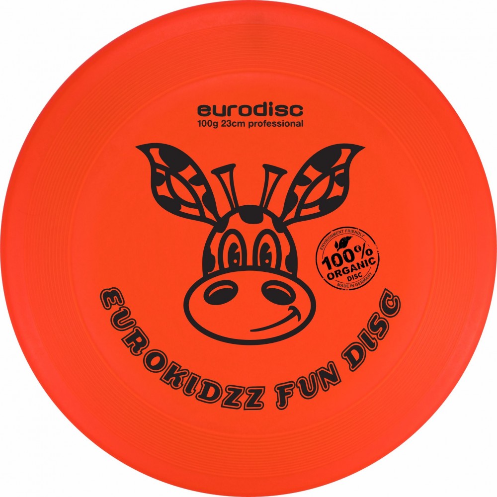 Eurodisc Kidzz Fun Disc Frisbee Assorti | 100Gr 22.5cm - Oranje