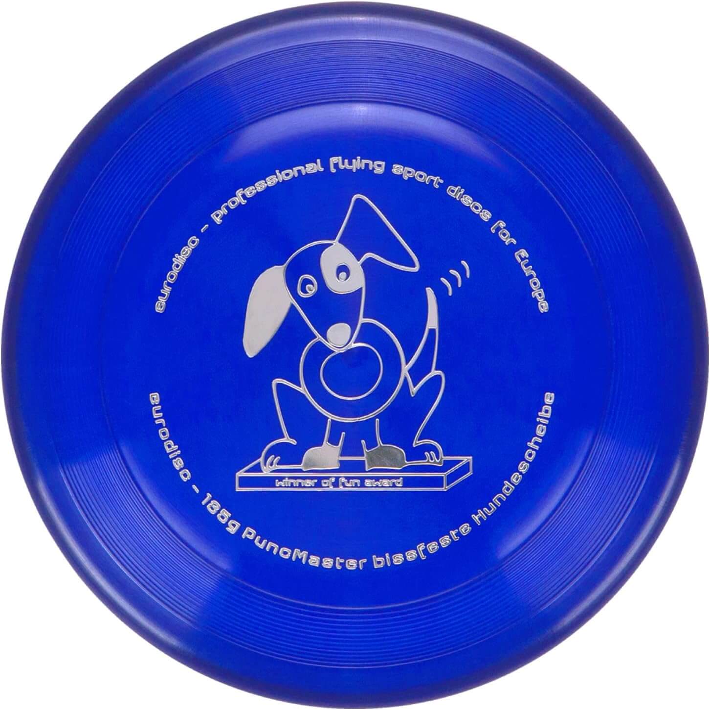Eurodisc Dog Disc Frisbee 135Gr. [ Blauw ]