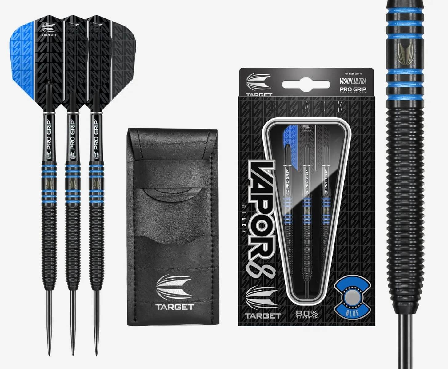 Target Vapor8 Black - Blue - 80% Tungsten - 22 Gram