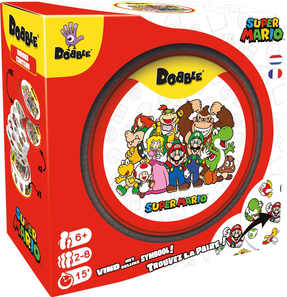 Dobble Super Mario Kaartspel | NL/FR