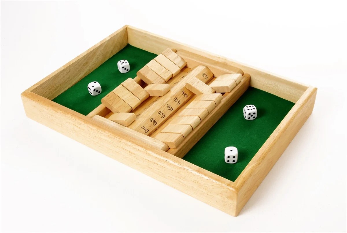 Shut The Box Dubbel 34x24x4 cm