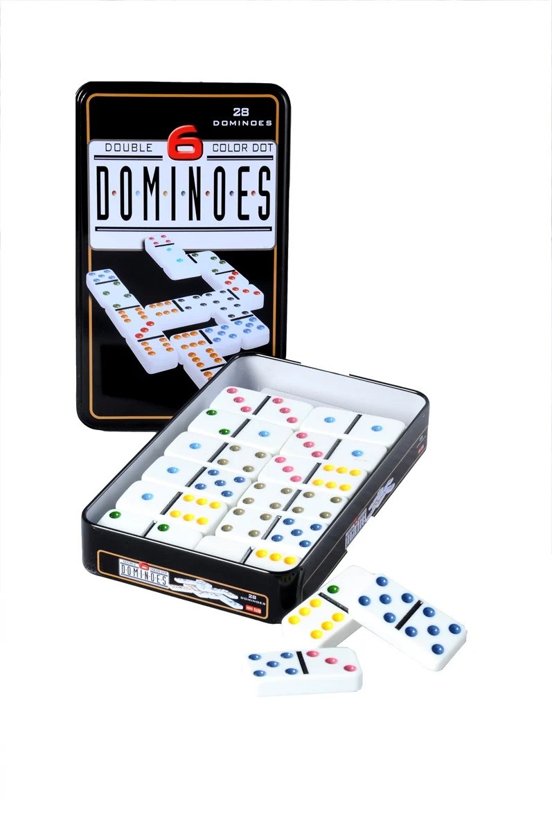 Domino Dubbel 6 In Tin - 28 stenen