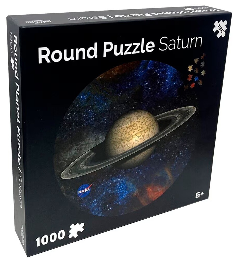 Round Planet Puzzel | Saturn 1000st.