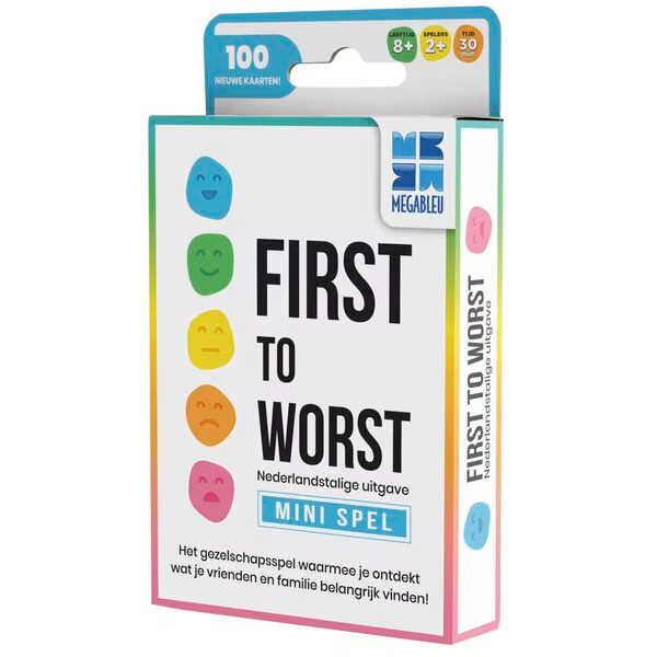 Megableu First To Worst Minispel Kaartspel | NL