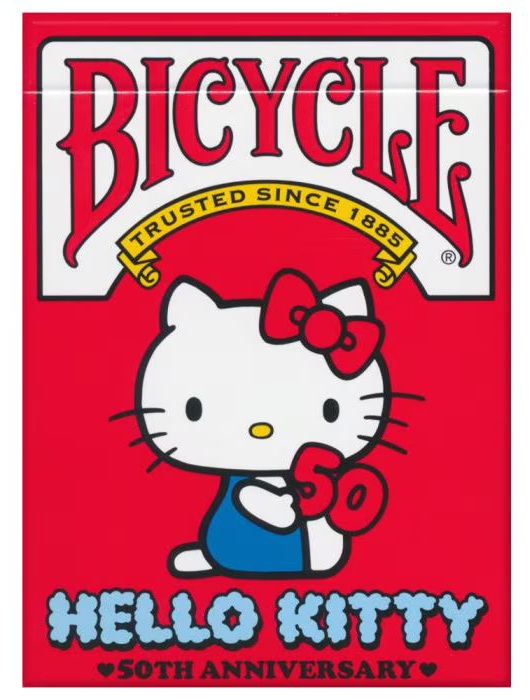 Bicycle Speelkaarten Pokerkaarten | Hello Kitty  50th Anniversary