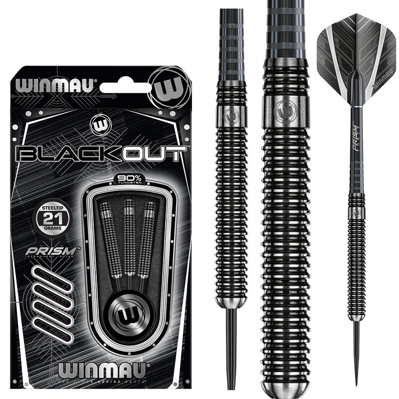 Winmau Blackout - 90% Tungsten | 23 Gram