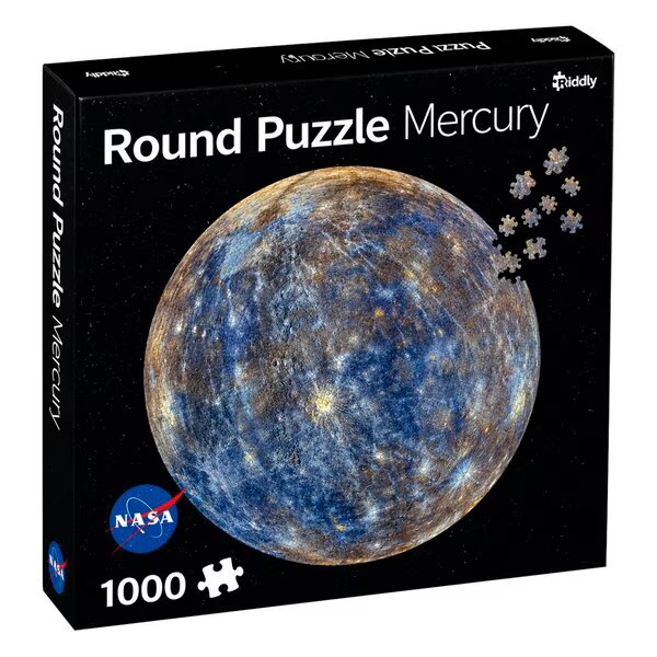 Round Planet Puzzel | Mercury 1000st.