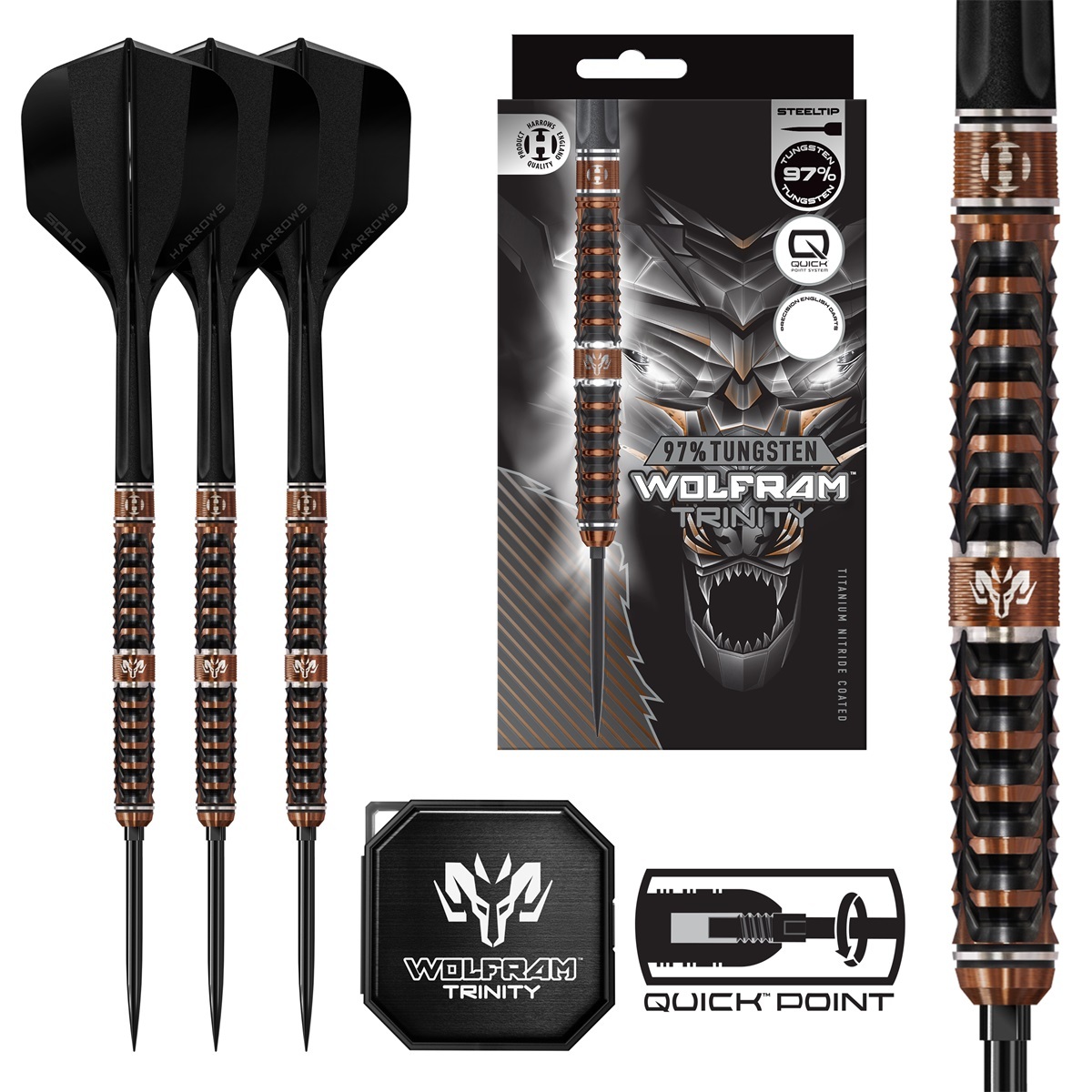 Harrows Wolfram Trinity 97% Tungsten | 23 Gram