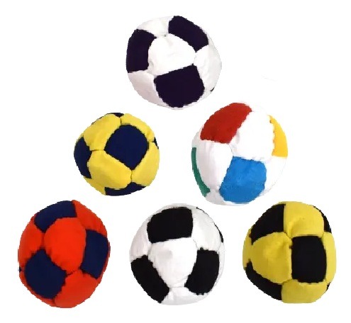 Footbag 14 Panel Hand Gemaakt Hacky Sack Kleuren Assorti.