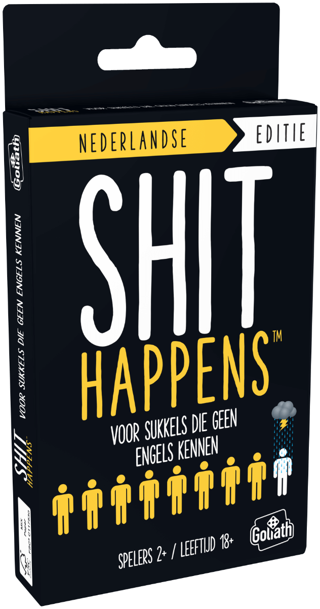 Shit Happens Pocket Editie 18+ Voor Sukkels Die Geen Engels Kennen NL
