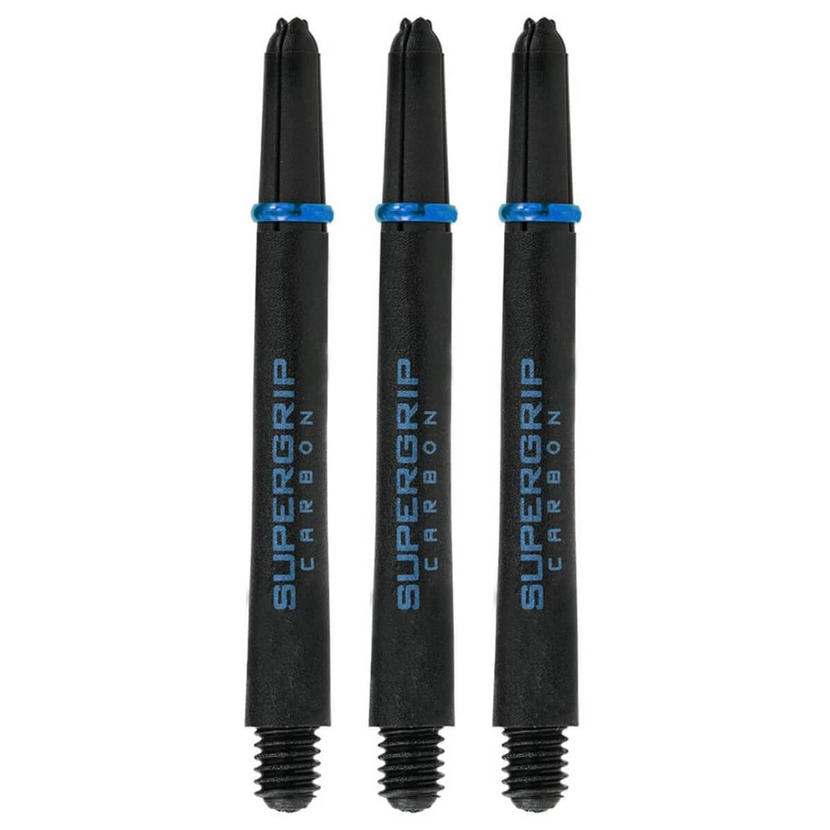 Harrows Shaft Supergrip Carbon Medium Black/Aqua