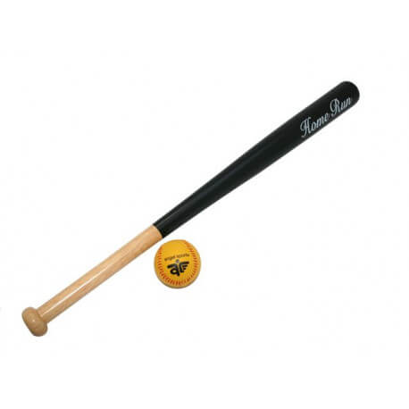 Honkbal Knuppel Hout Met Bal | 28Inch