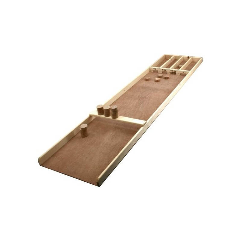 Sjoelbak junior 120 Cm hout blank kinder
