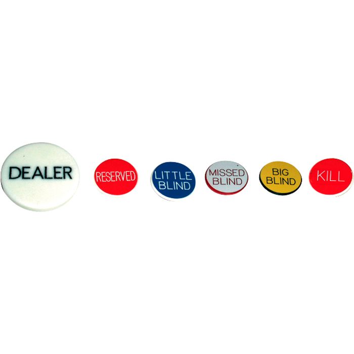 Buffalo Dealer Fiches Set Voor Poker