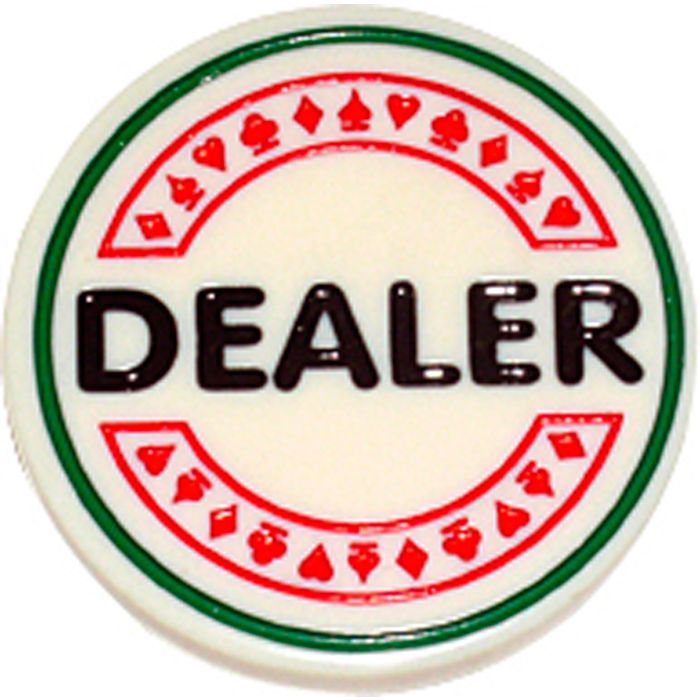 Dealer Button Voor Poker