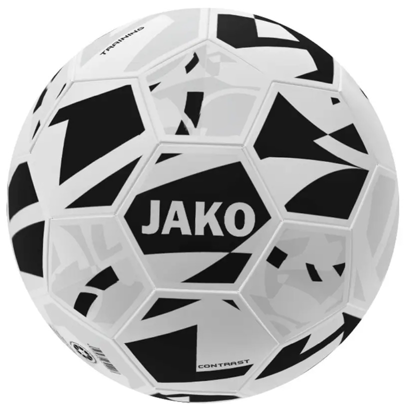 Jako Contrast Trainingsbal | Maat: 5 - Zwart/Wit
