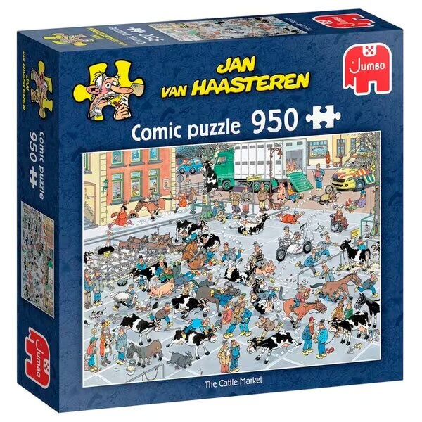 Jan Van Haasteren - The Cattle Market | 950 Stukjes Puzzel