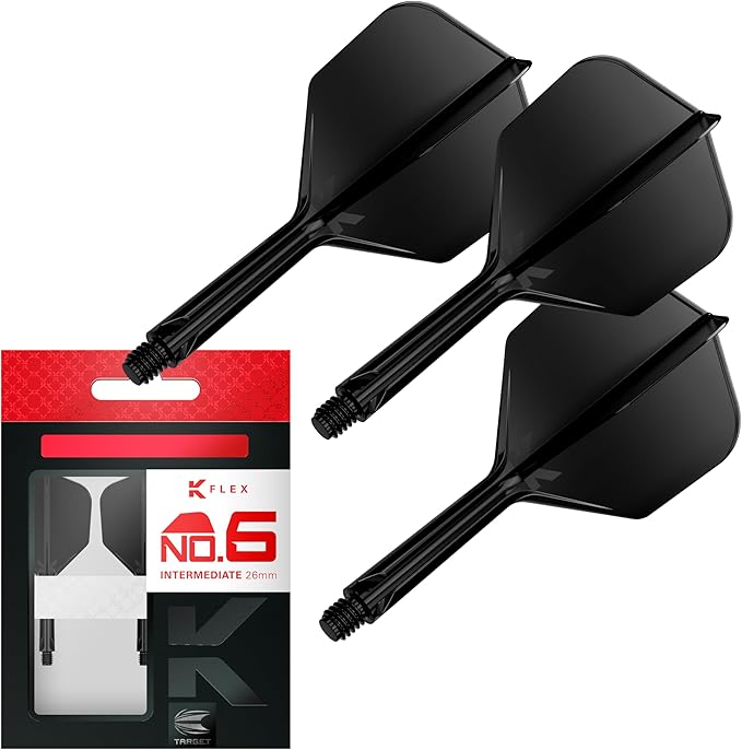 Target K-Flex Flight | No.6 Black Intermediate