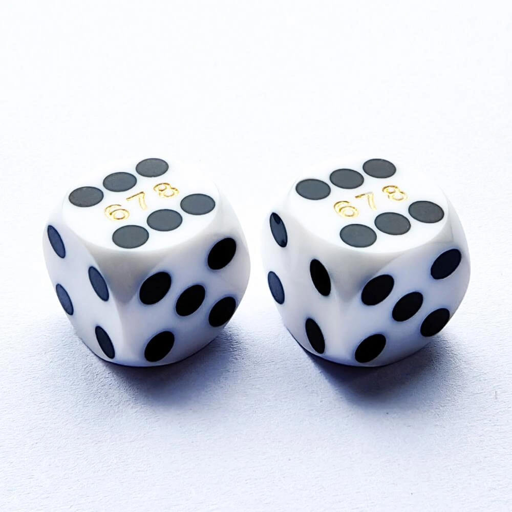 Lion Games Precision Dice 14 mm - White/Wit kopen