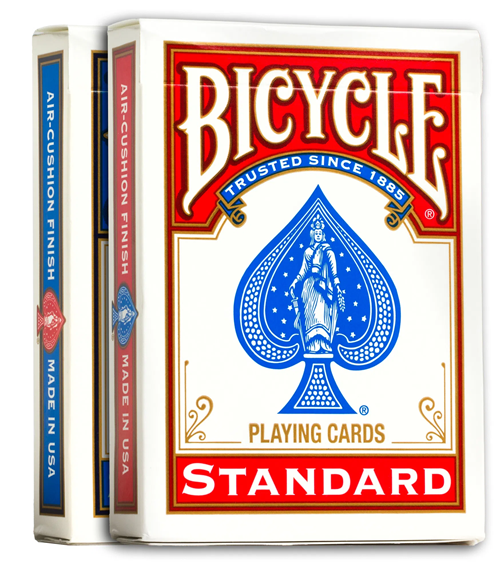 Bicycle Poker Cards Standard Blue Or Red