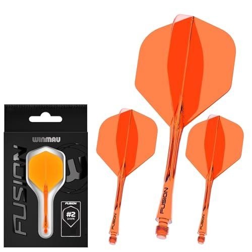 Winmau Fusion Dart Flights | No.2 Neon Orange