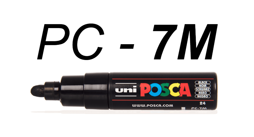 Posca Stiften | Brede punt 4,5-5,5 mm |
