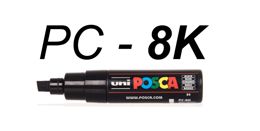 Posca Stiften | Brede punt 8 mm |