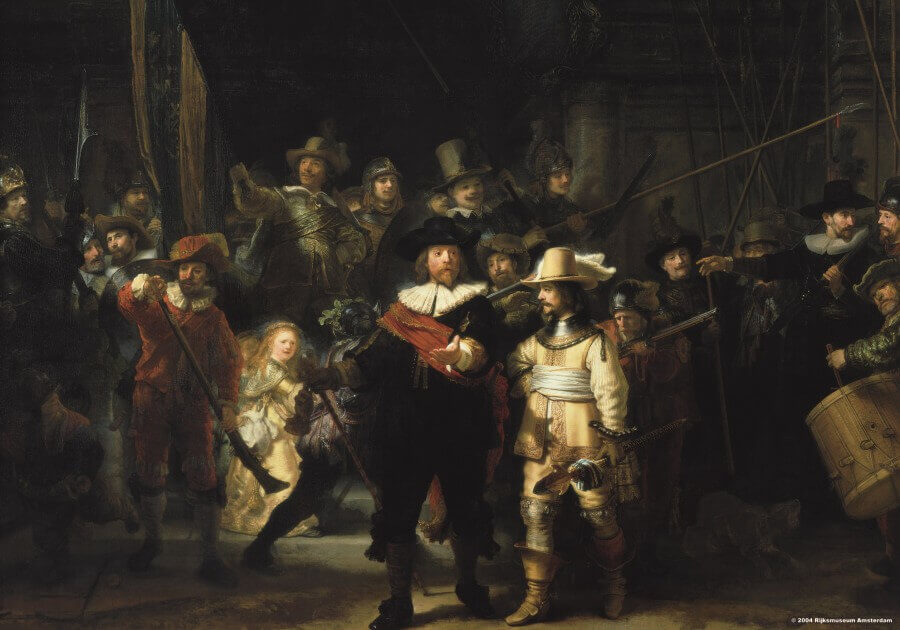 De Nachtwacht - Rembrandt Van Rijn ( Rijksmuseum ) 1000St