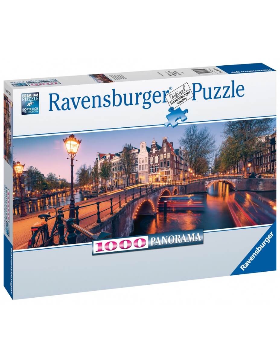 Ravensburger Puzzel Avond In Amsterdam Panorama 1000St