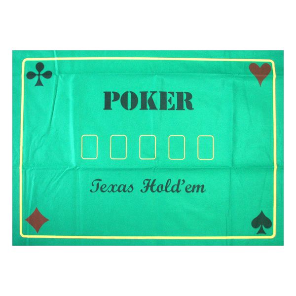 Poker kleed Texas Hold em Poker 180x90cm Groen Vilt