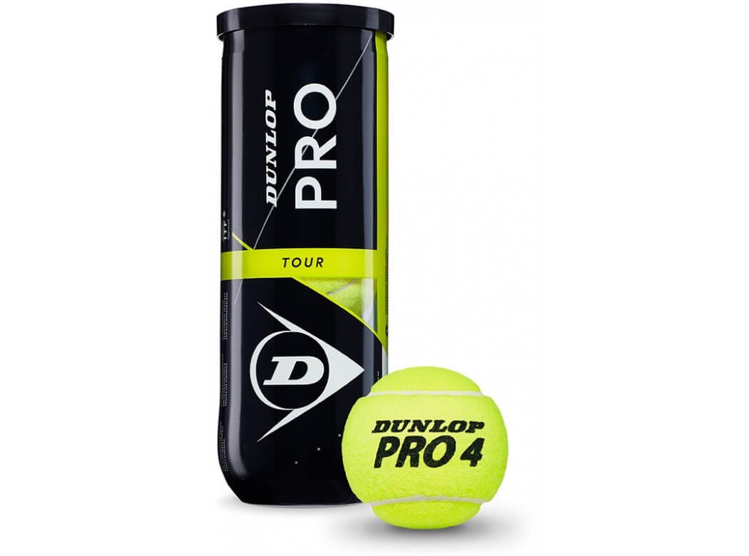 Dunlop pro 4 Tennisballen 3 stuks in koker