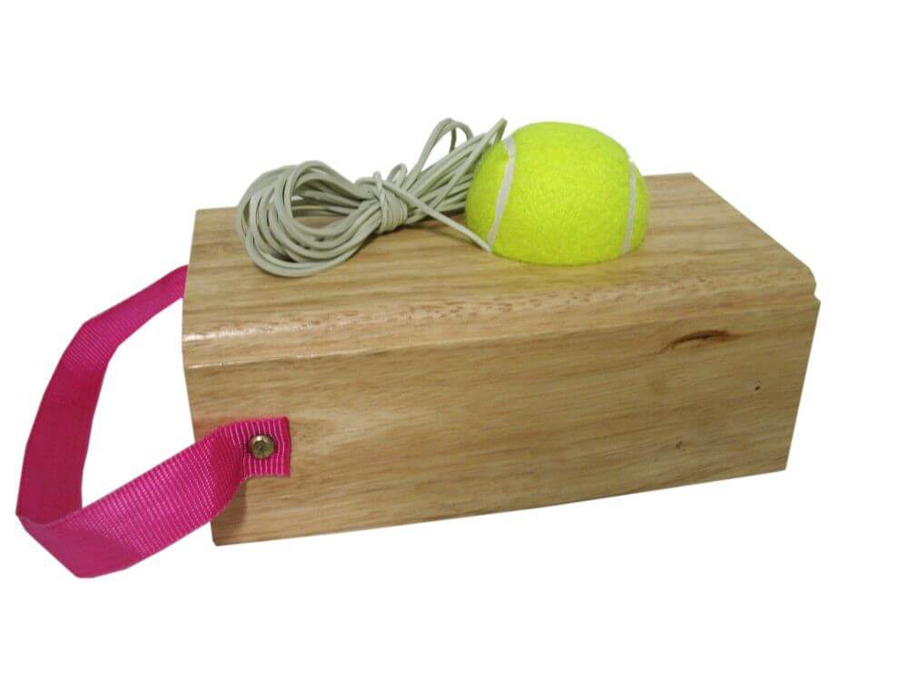 Tennistrainer Blok Hout