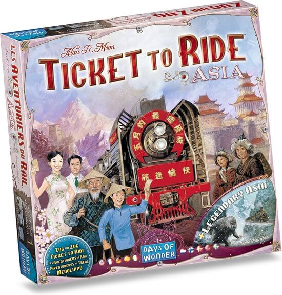 Ticket To Ride: Asia / Legendary Asia | EN/FR/DE