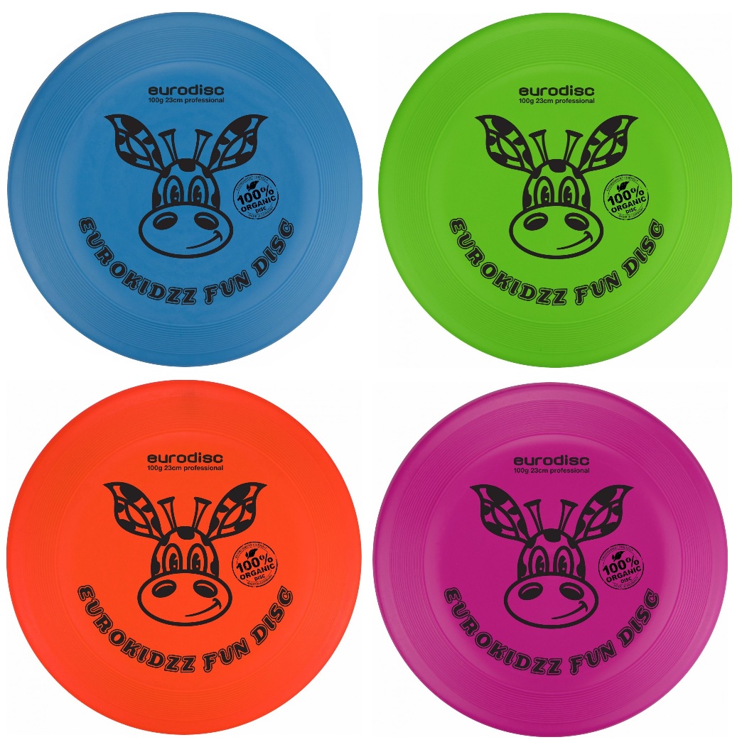 Eurodisc Kidzz Fun Disc Frisbee Assorti | 100Gr 22.5cm