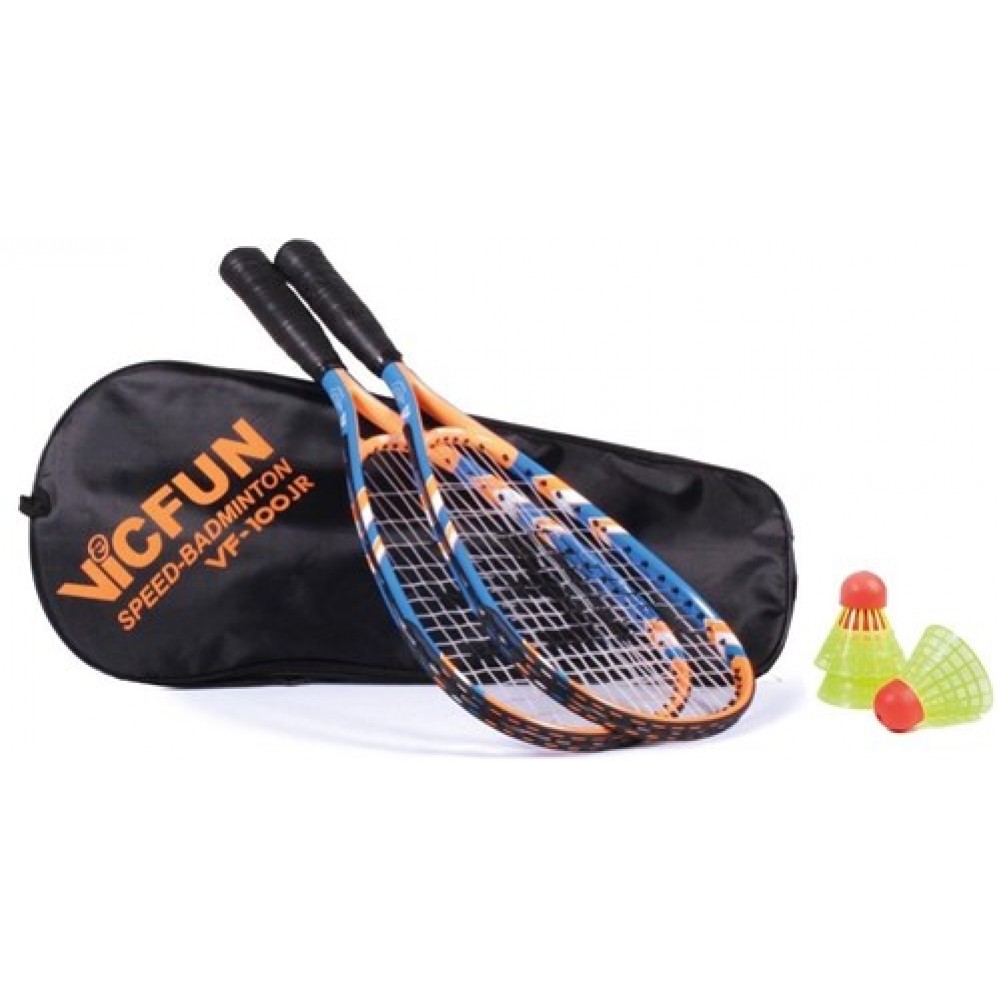 Vicfun Speed Badminton 100 Set [ Junior ] Orange/Blue