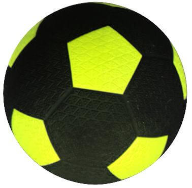 Voetbal Rubber Maat 5 Zwart