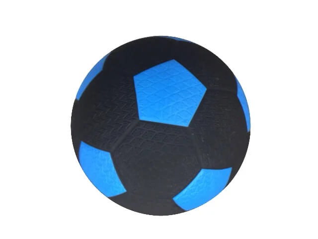 Voetbal Rubber Maat 5 Blauw