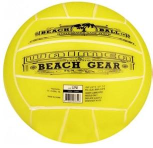 Strandbal Pvc Geel