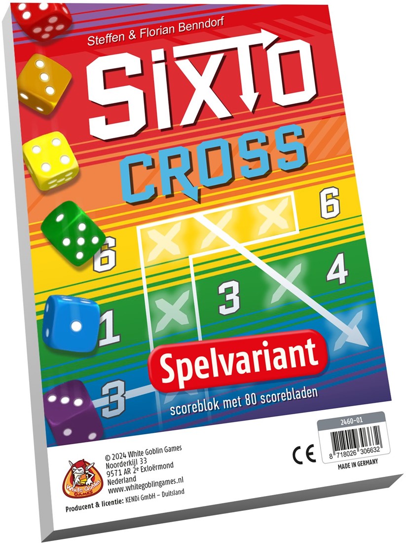 Sixto Cross Scoreblok | NL/EN